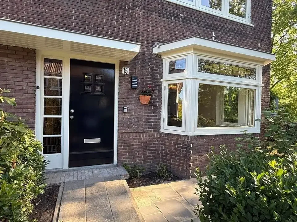 geblurde versie van de foto als achtergrond