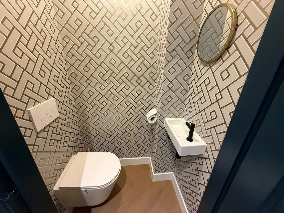 geblurde versie van de foto als achtergrond