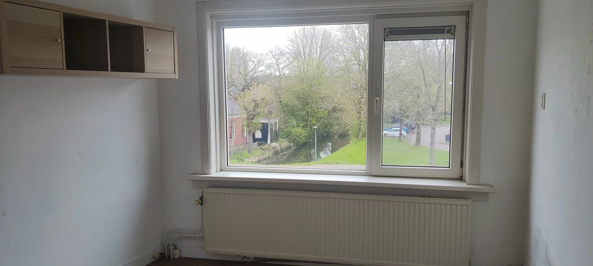 geblurde versie van de foto als achtergrond