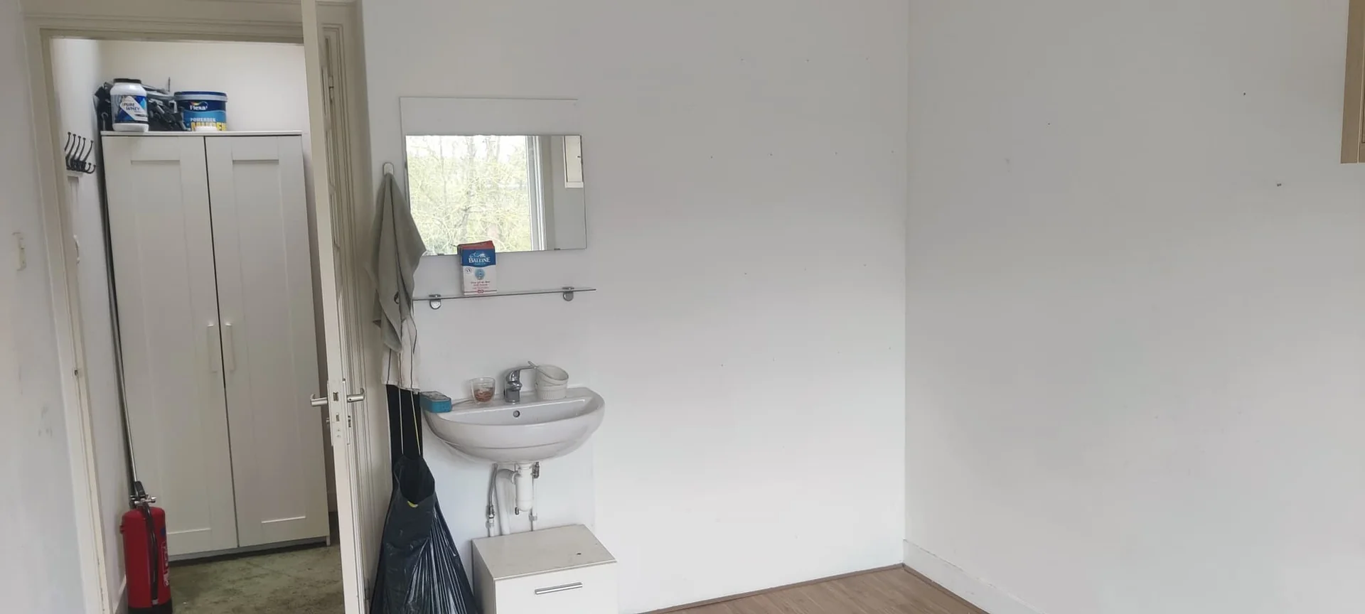 geblurde versie van de foto als achtergrond