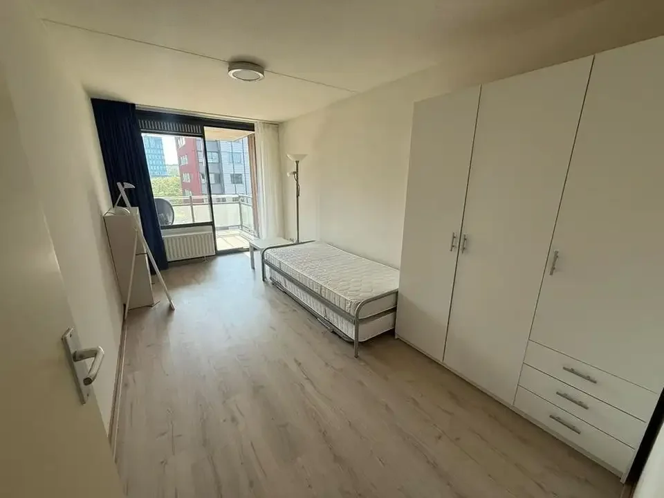 geblurde versie van de foto als achtergrond