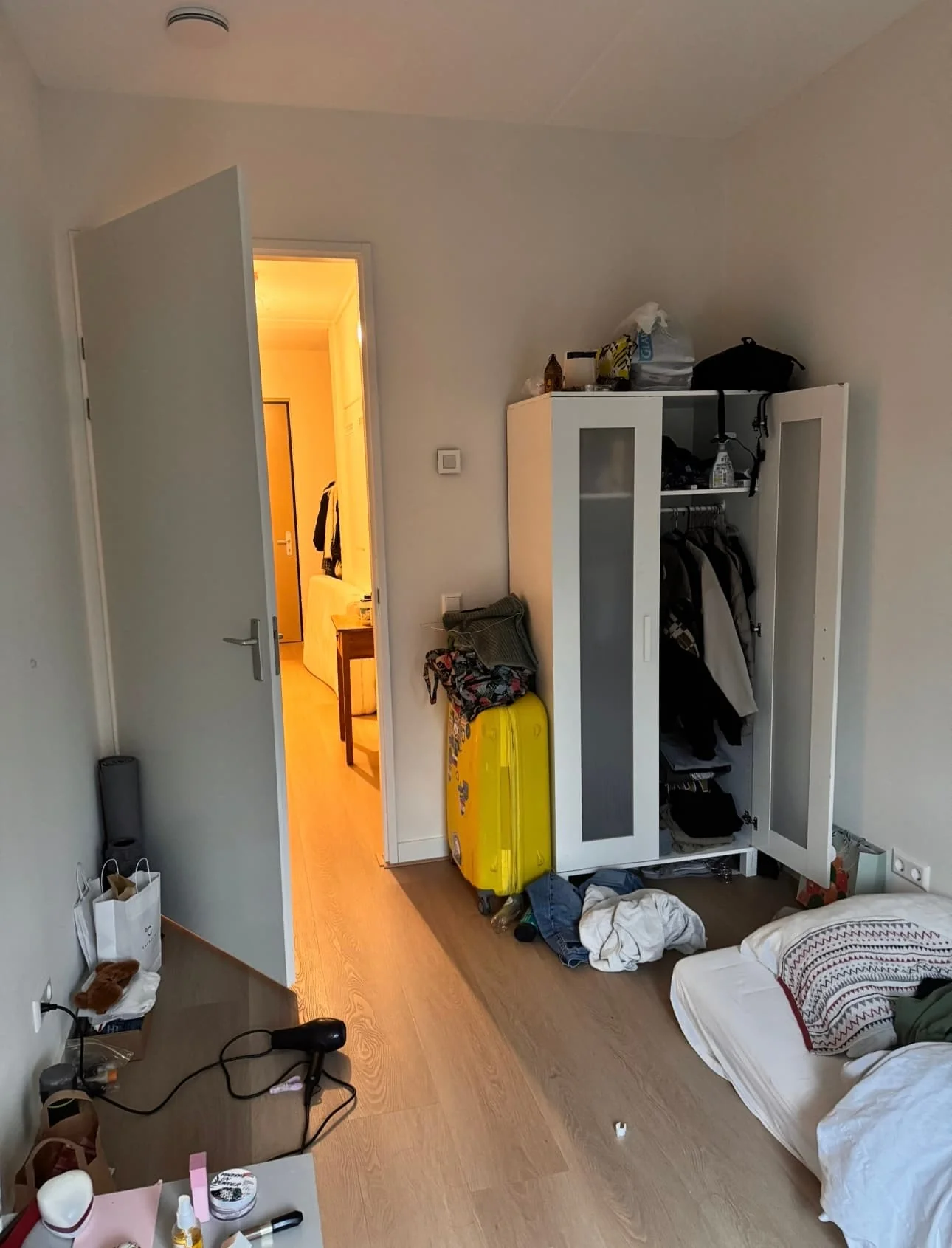 geblurde versie van de foto als achtergrond