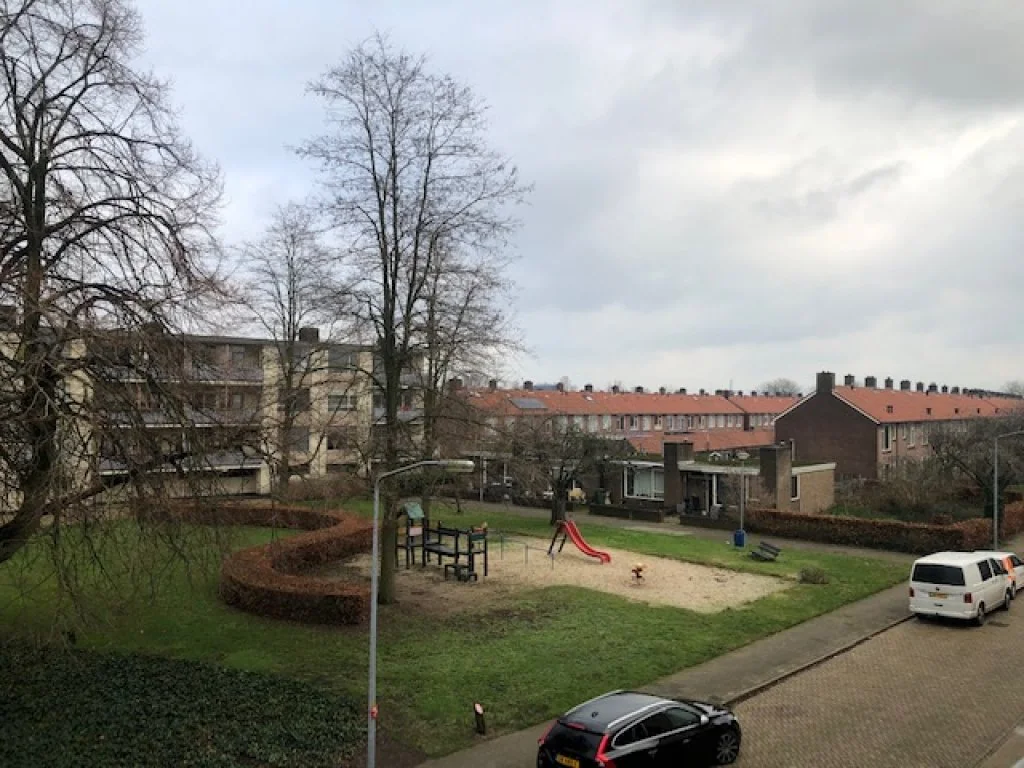 geblurde versie van de foto als achtergrond