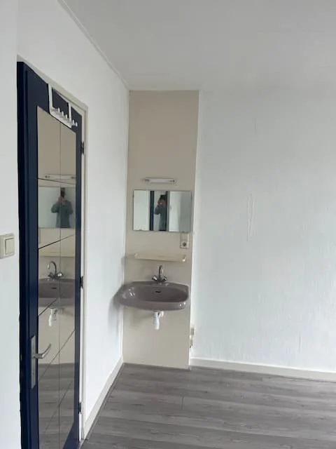 geblurde versie van de foto als achtergrond