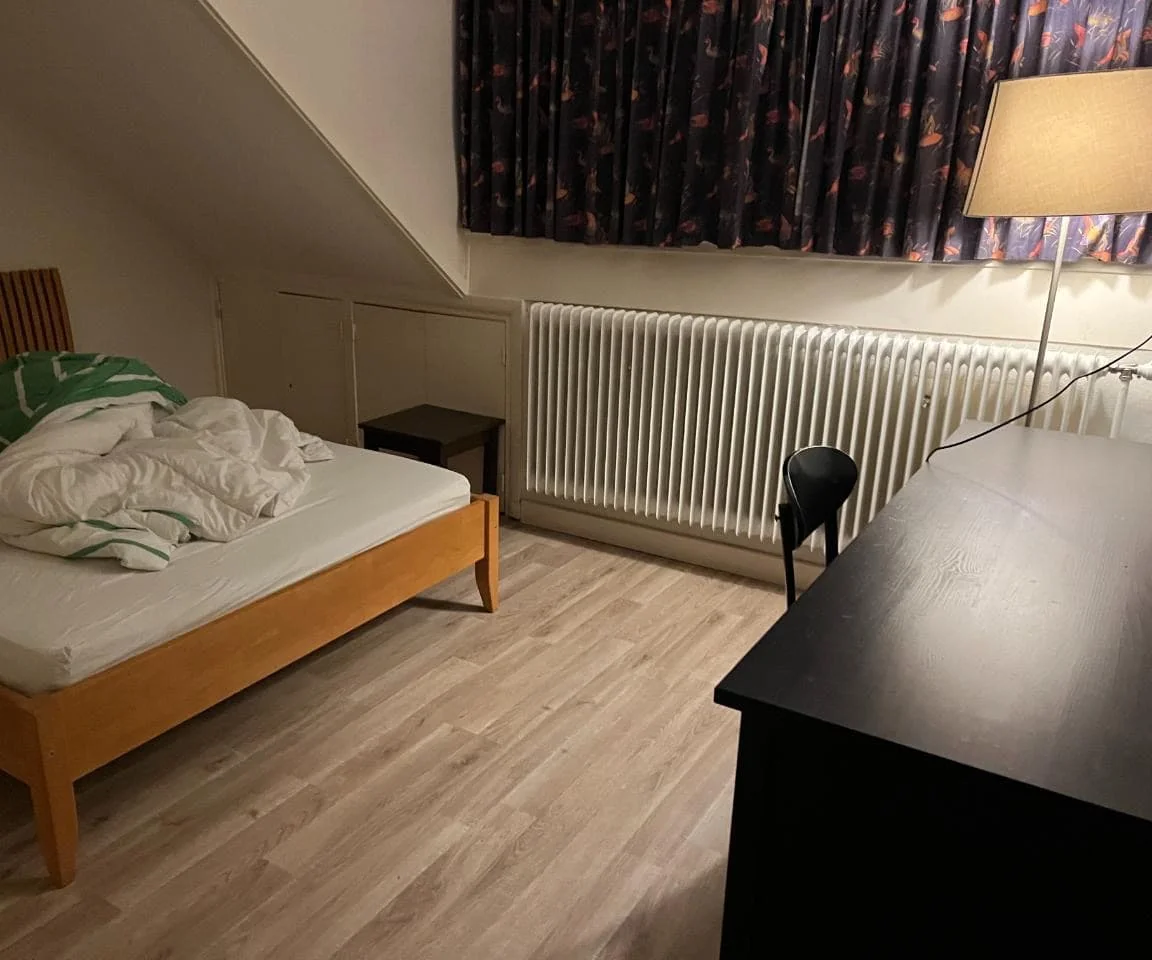 geblurde versie van de foto als achtergrond