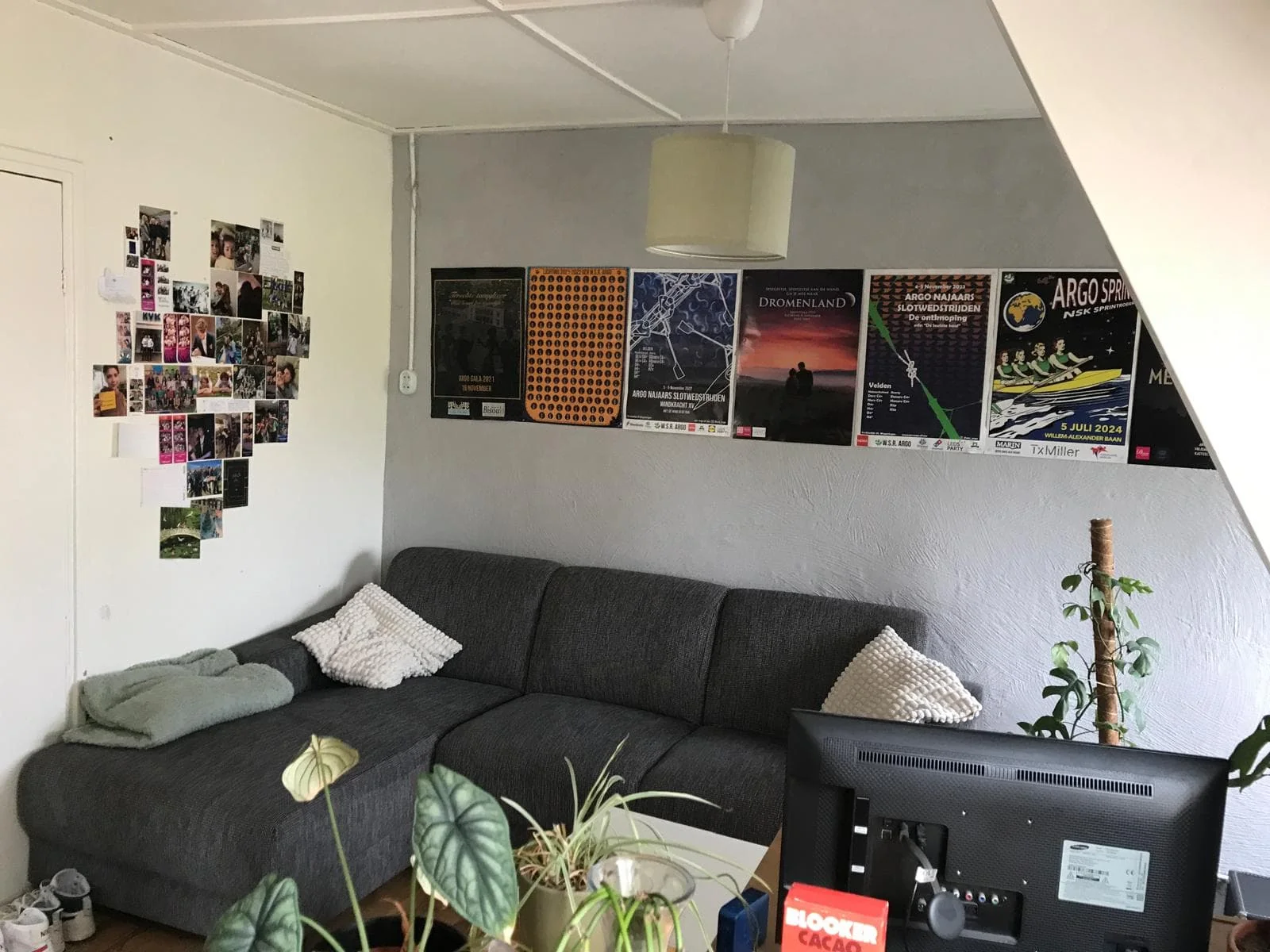 geblurde versie van de foto als achtergrond