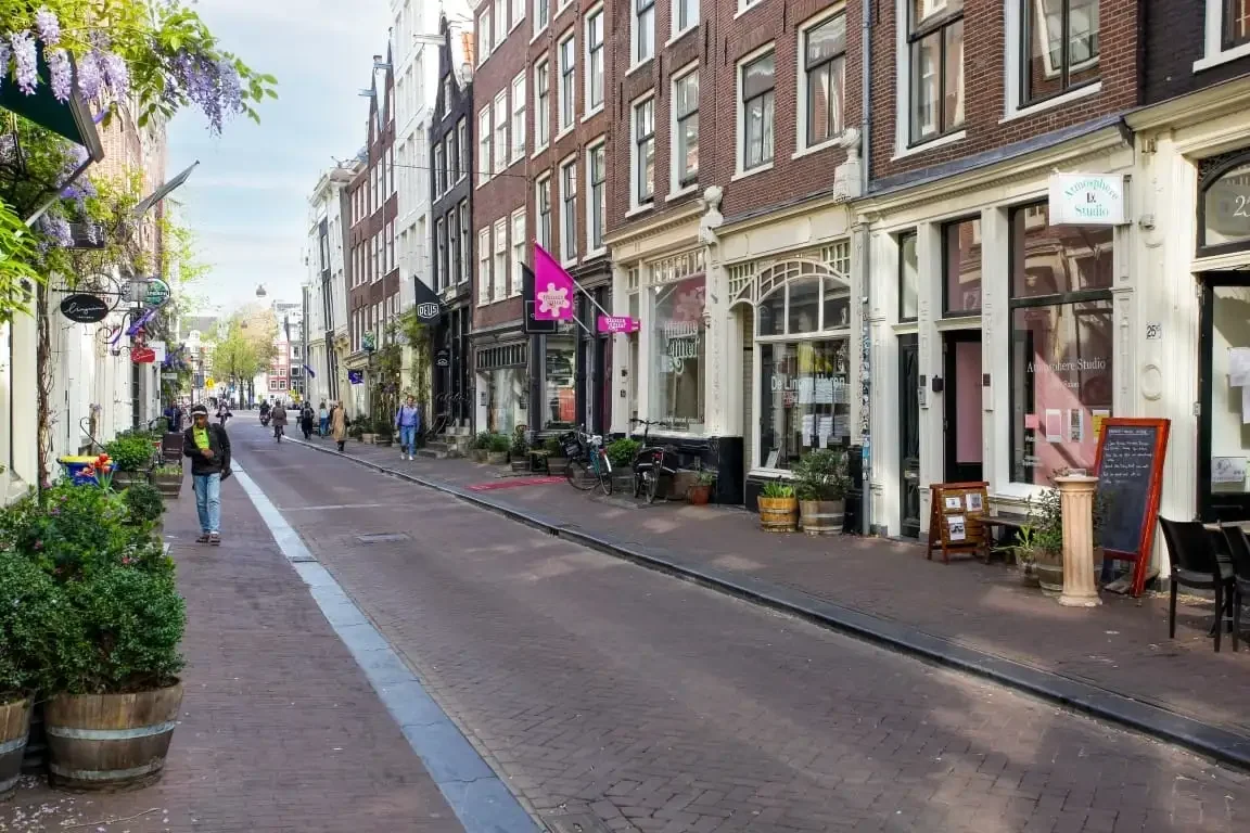 geblurde versie van de foto als achtergrond