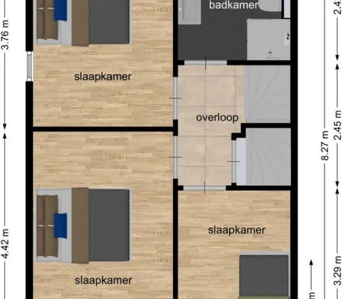Foto van de Kamer gelegen aan de Vonkendaal in Maastricht