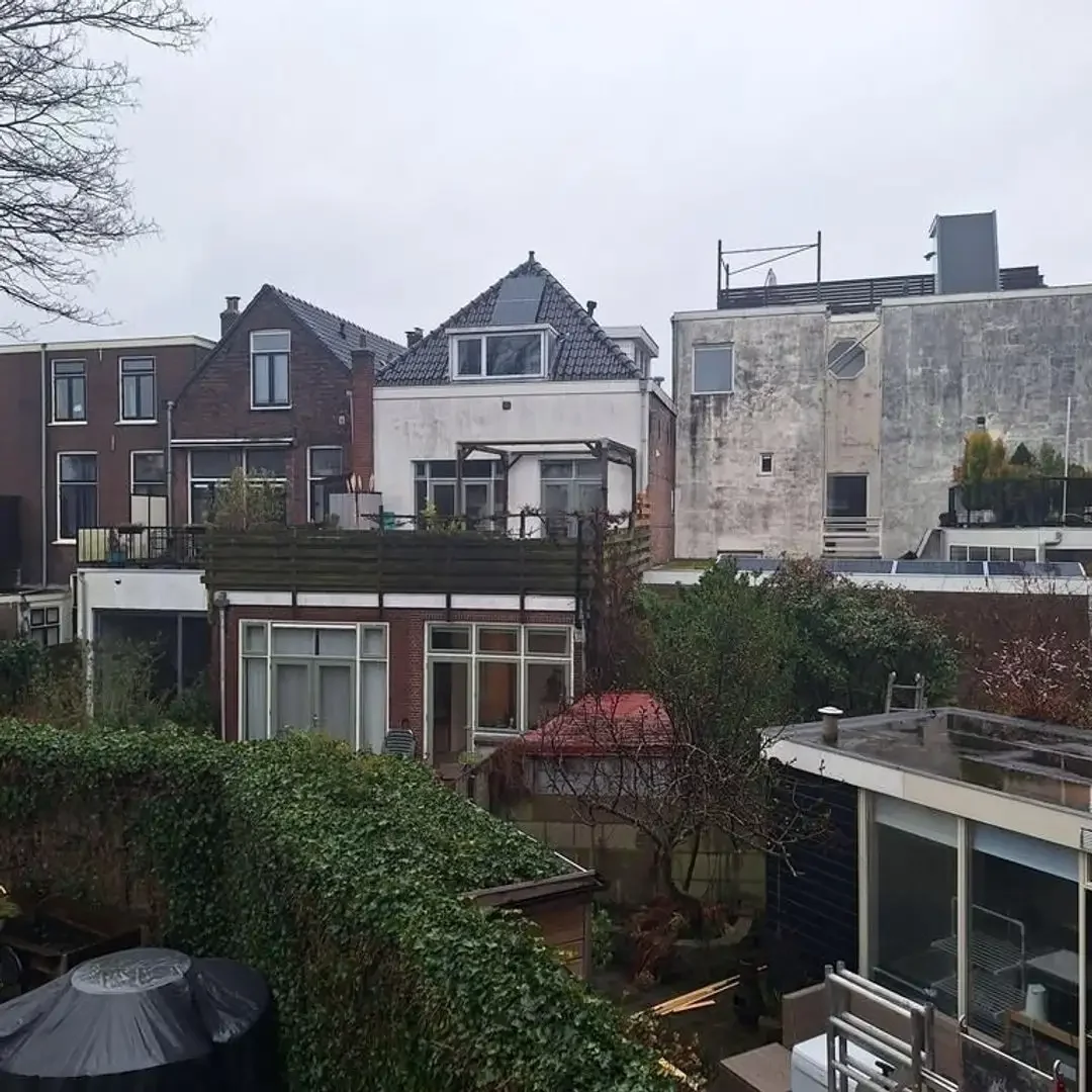 geblurde versie van de foto als achtergrond