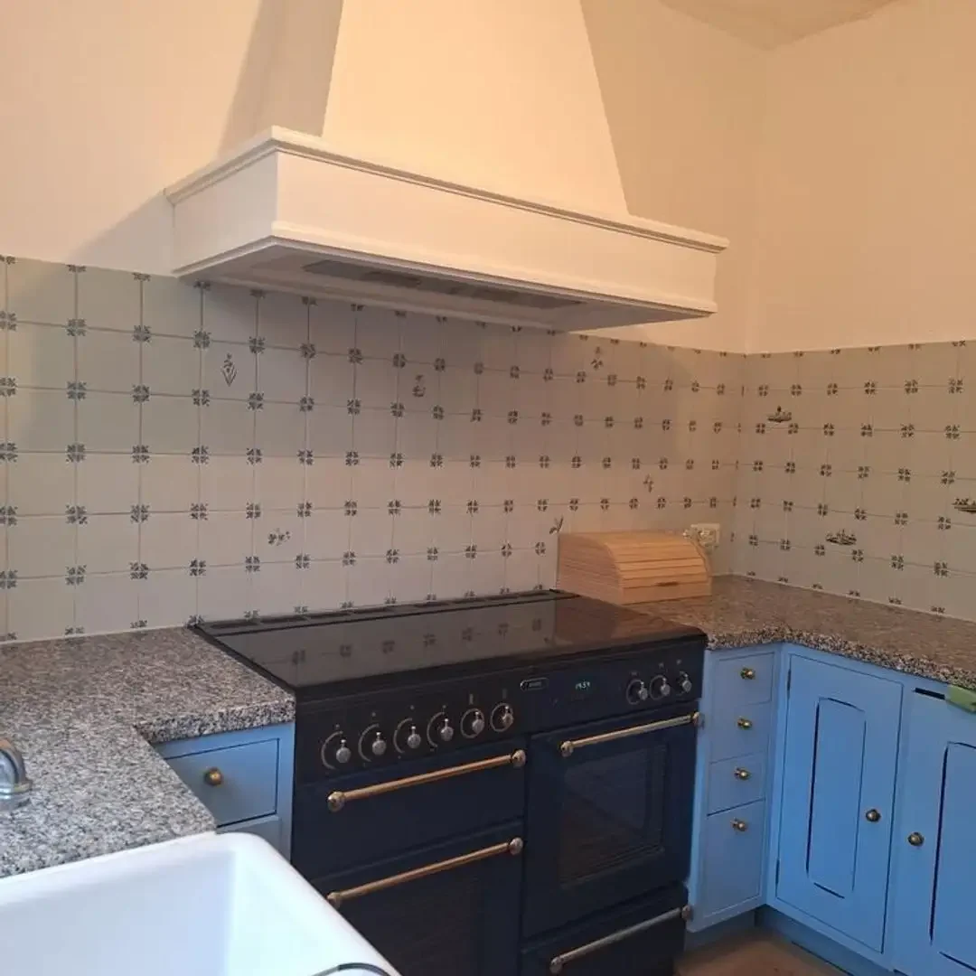 geblurde versie van de foto als achtergrond