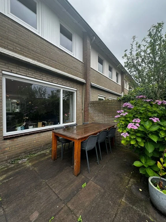 geblurde versie van de foto als achtergrond