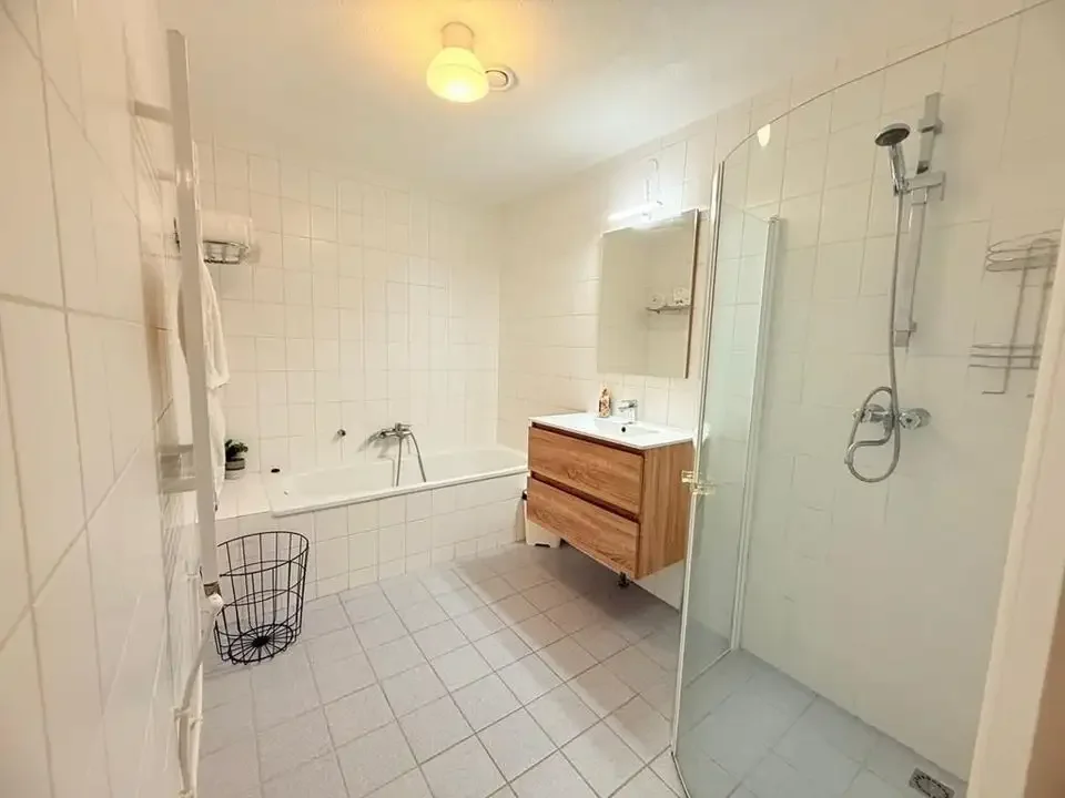 geblurde versie van de foto als achtergrond