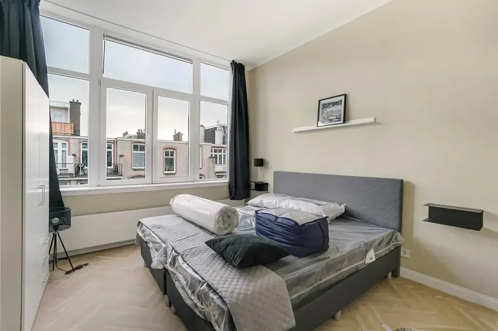 geblurde versie van de foto als achtergrond
