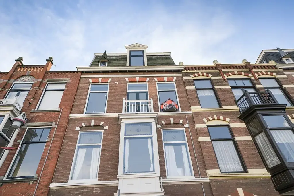 geblurde versie van de foto als achtergrond
