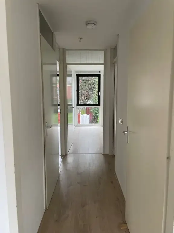 geblurde versie van de foto als achtergrond