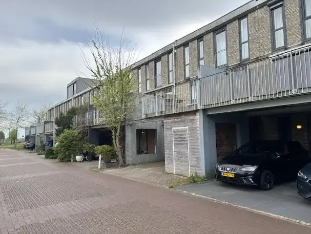 geblurde versie van de foto als achtergrond