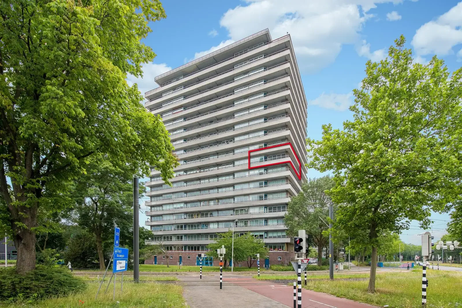 Foto van de Appartement gelegen aan de Aziëlaan in Utrecht