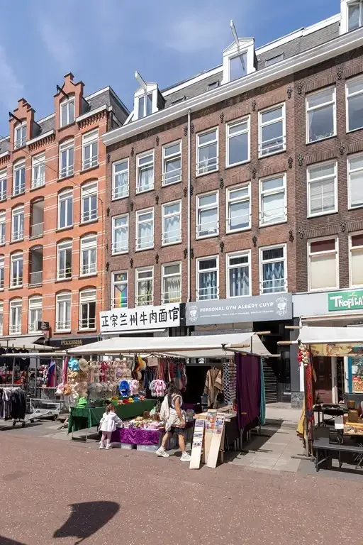 Foto van de Appartement gelegen aan de Albert Cuypstraat in Amsterdam