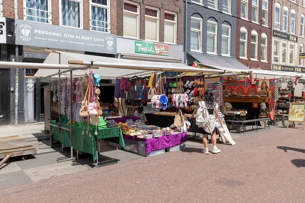Foto van de Appartement gelegen aan de Albert Cuypstraat in Amsterdam