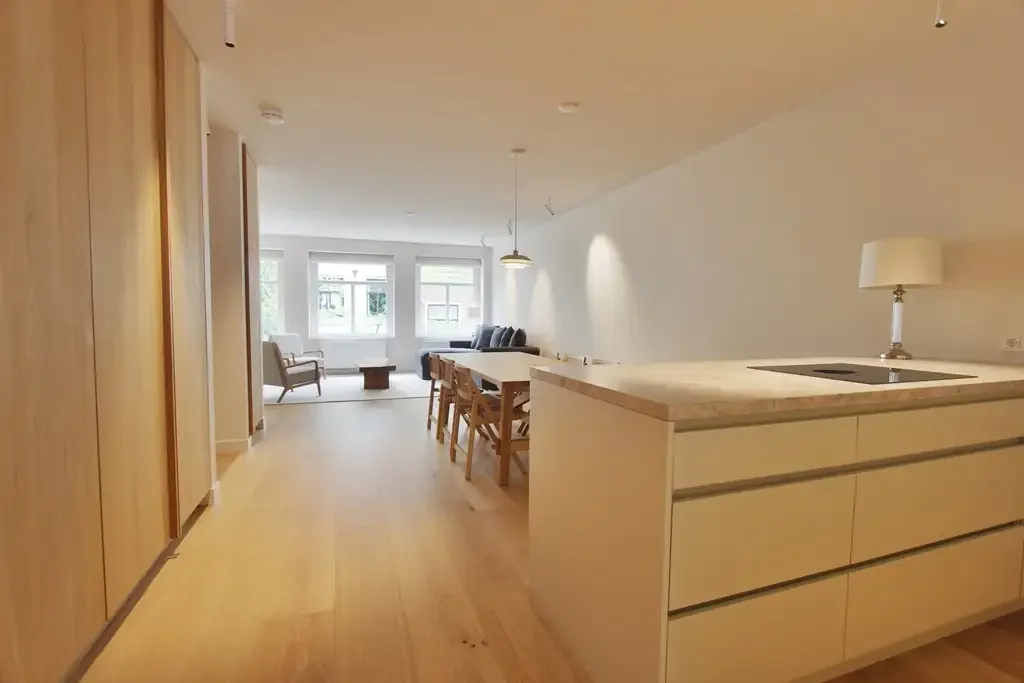 geblurde versie van de foto als achtergrond