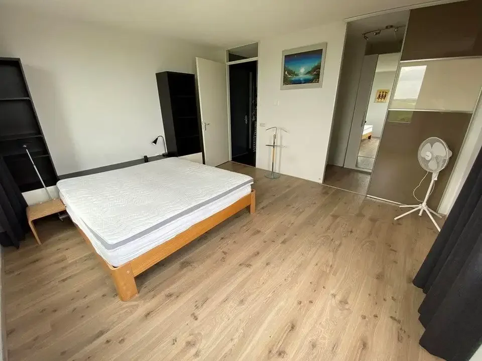 geblurde versie van de foto als achtergrond