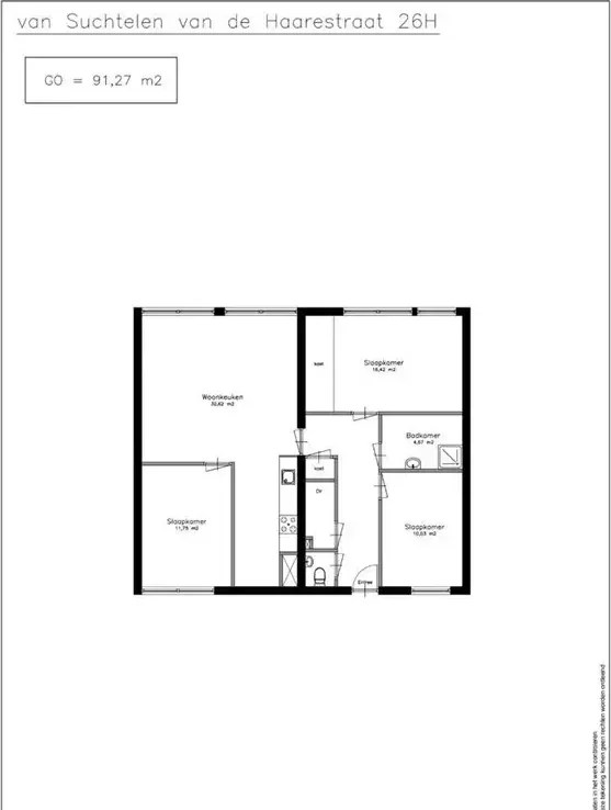 Foto van de Appartement gelegen aan de Van Suchtelen van de Haarestraat in Amsterdam