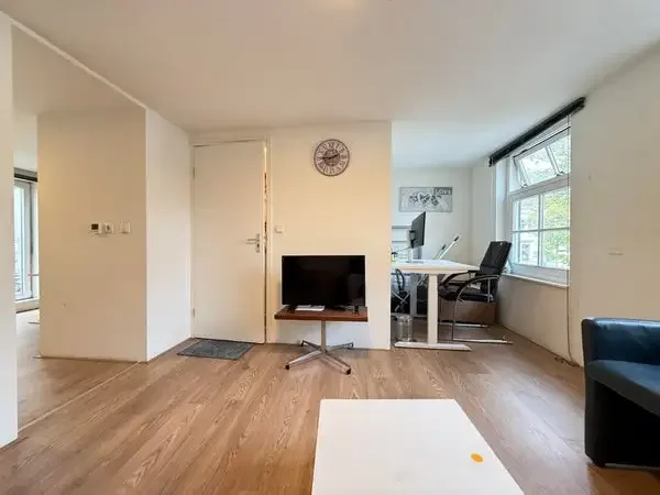 geblurde versie van de foto als achtergrond