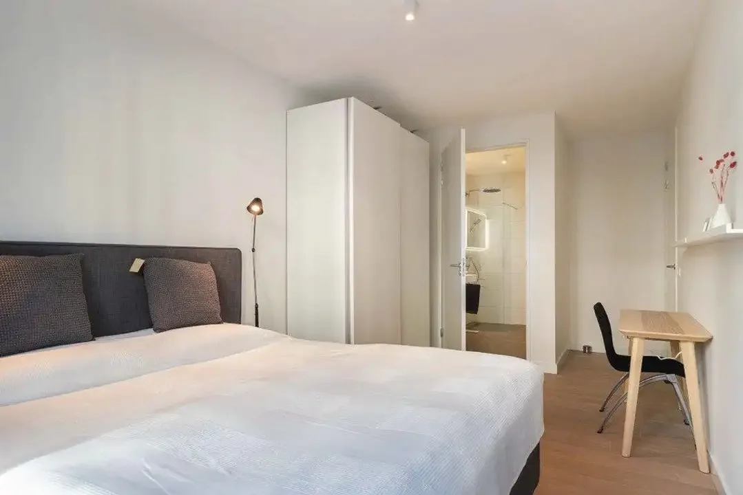 geblurde versie van de foto als achtergrond