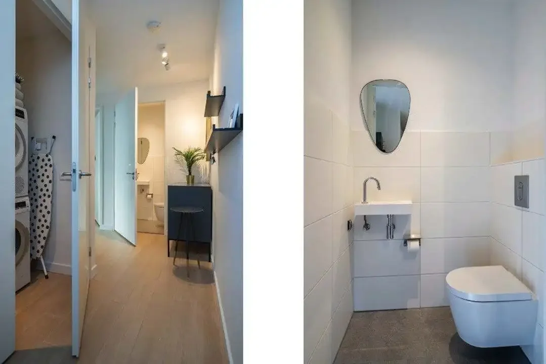 geblurde versie van de foto als achtergrond