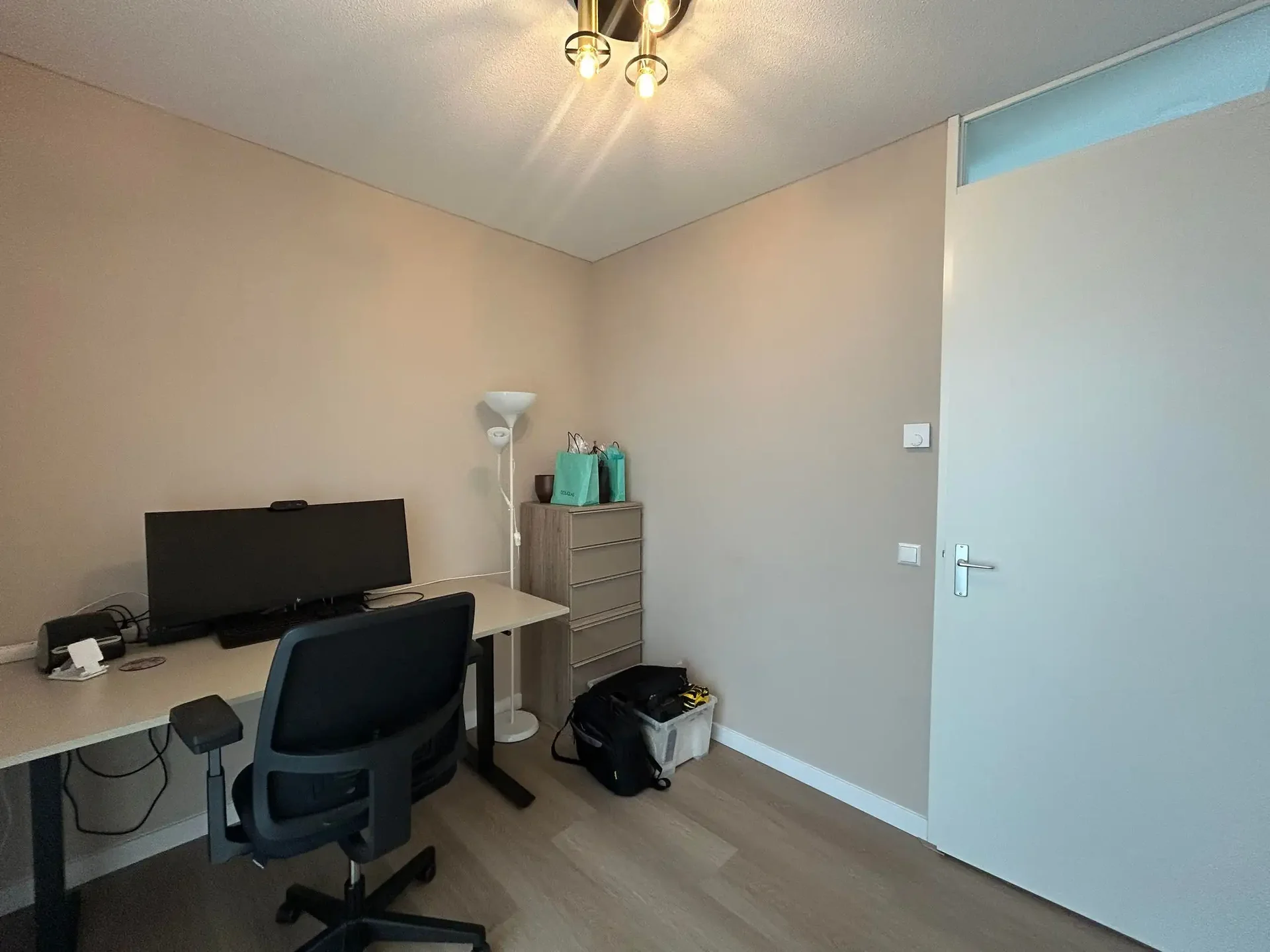 geblurde versie van de foto als achtergrond
