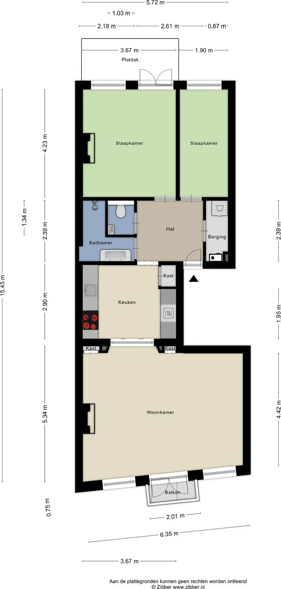 Foto van de Appartement gelegen aan de Schoutenstraat in Utrecht