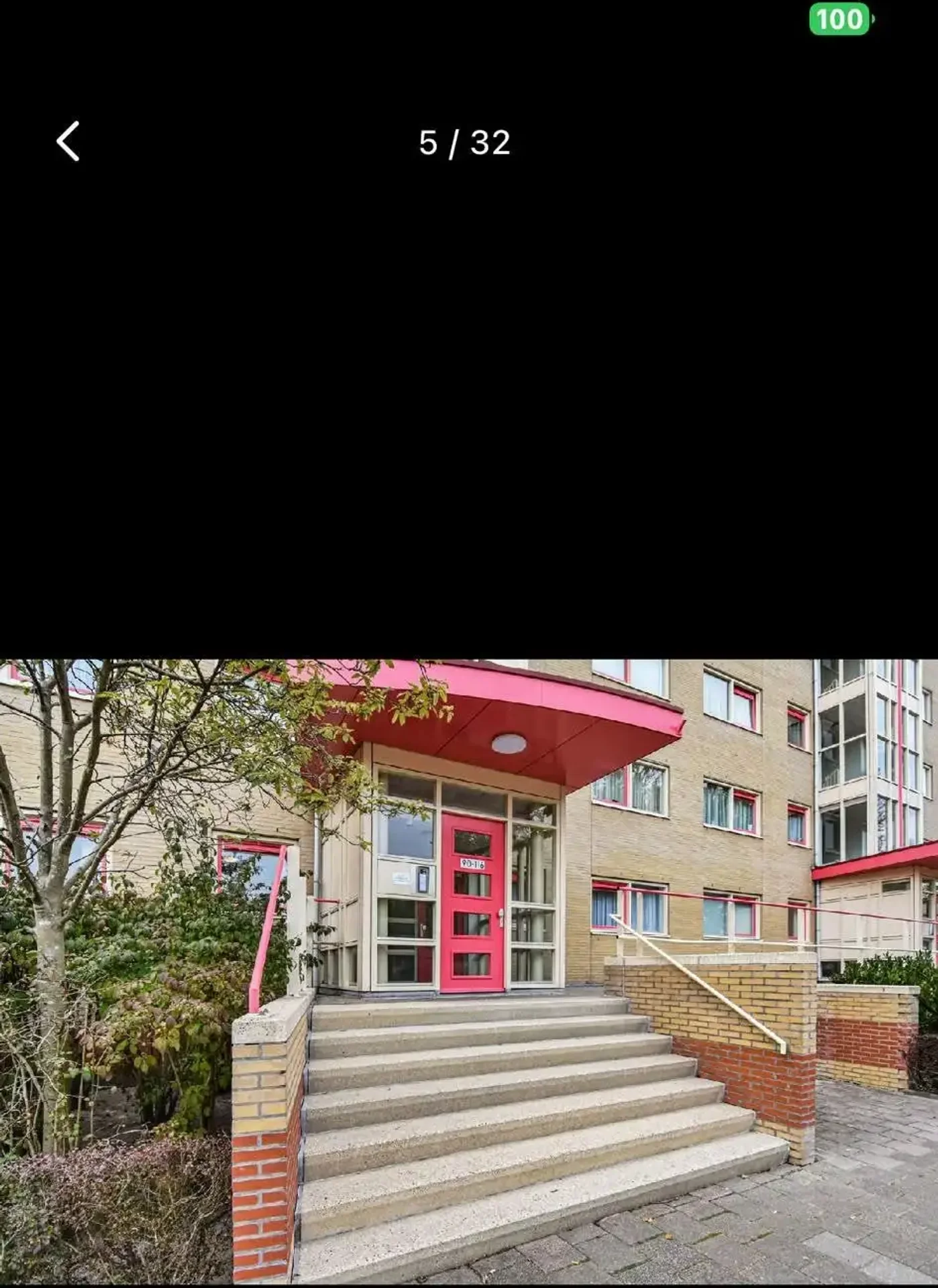 Foto van de Appartement gelegen aan de Donker Curtiusstraat in Den Haag
