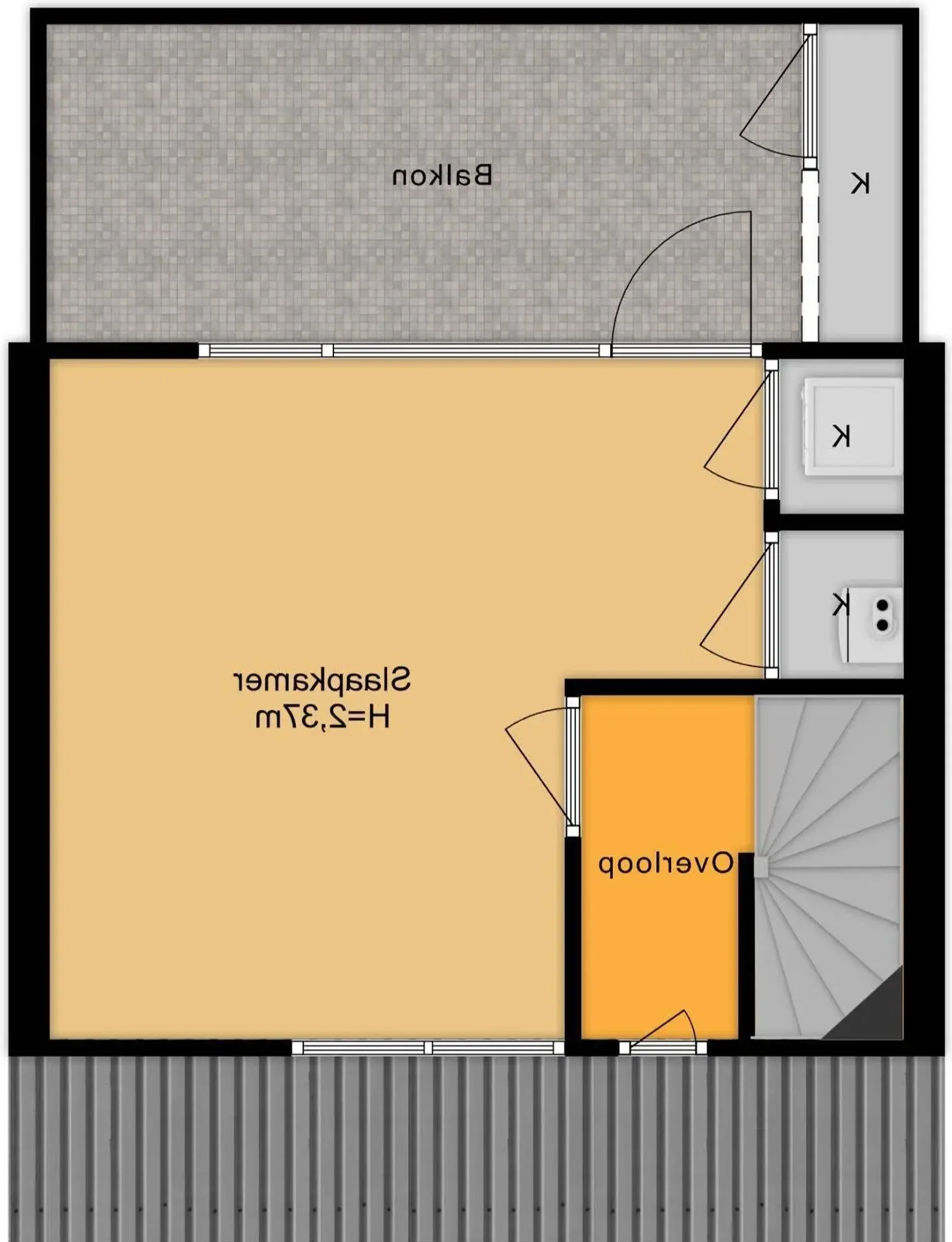 Foto van de Appartement gelegen aan de Le Tourmalet in Amsterdam