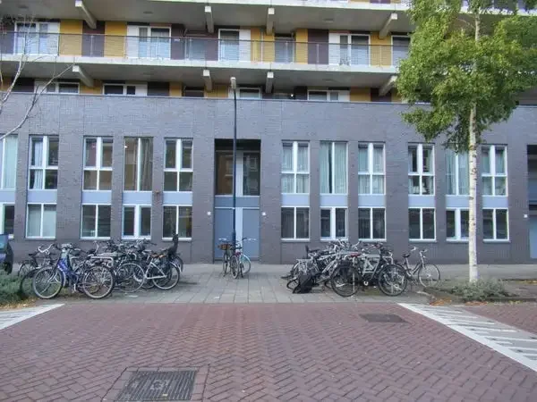 geblurde versie van de foto als achtergrond