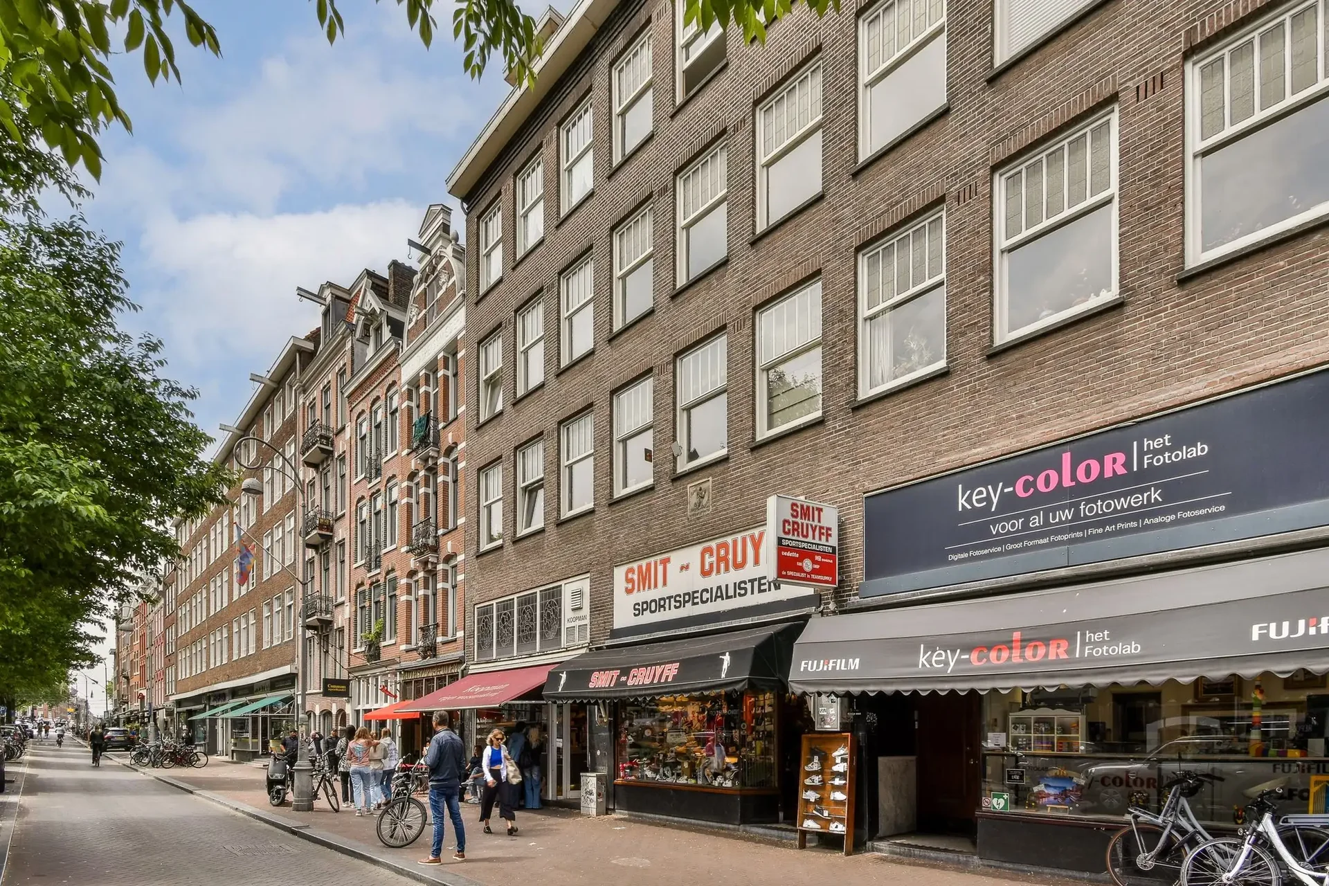 geblurde versie van de foto als achtergrond