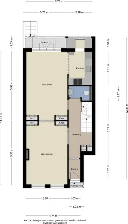 Foto van de Appartement gelegen aan de Johannes Verhulststraat in Amsterdam
