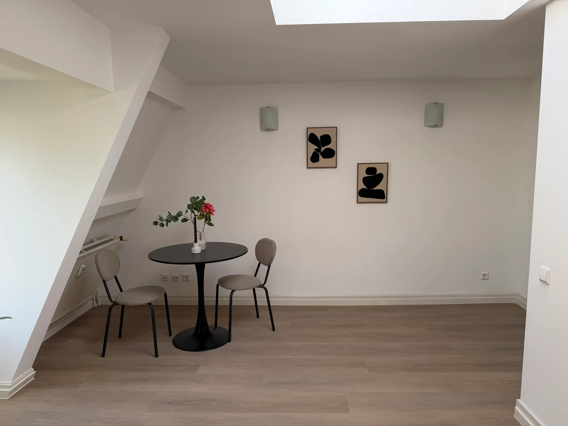 geblurde versie van de foto als achtergrond