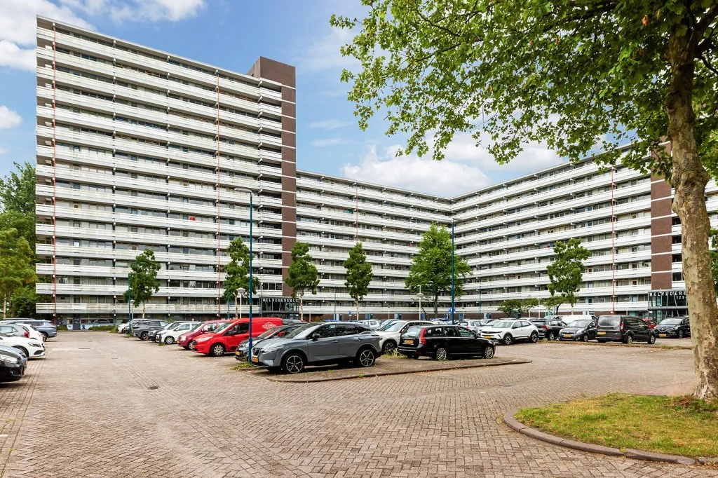 geblurde versie van de foto als achtergrond