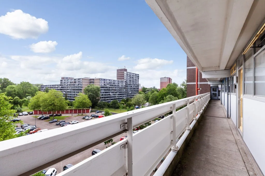 geblurde versie van de foto als achtergrond