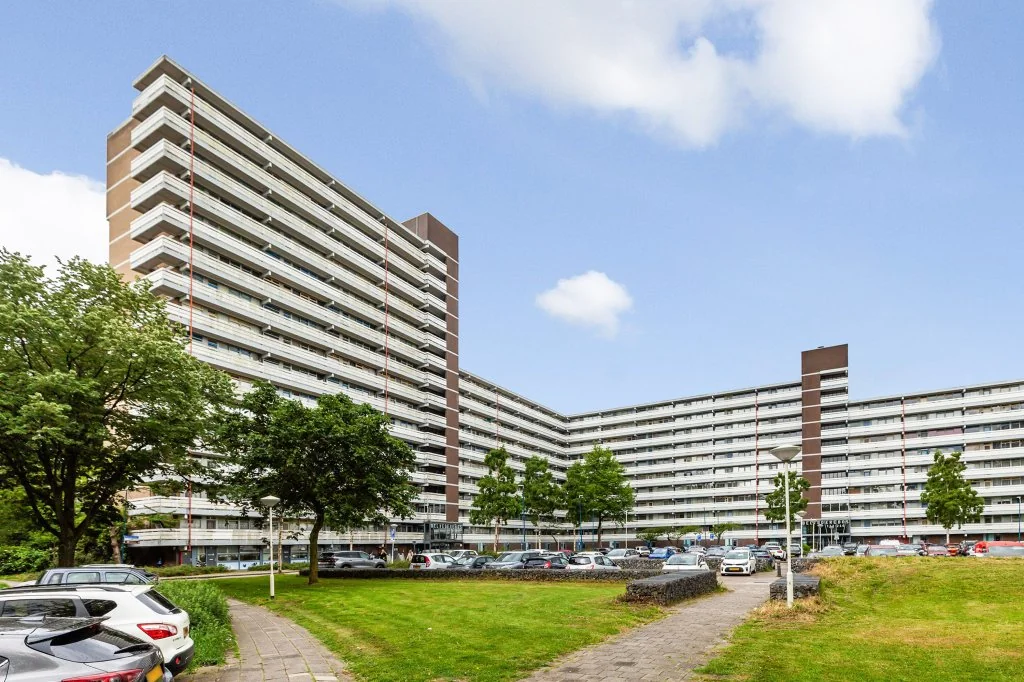 geblurde versie van de foto als achtergrond