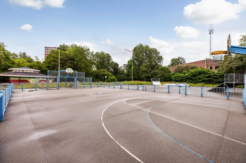 geblurde versie van de foto als achtergrond