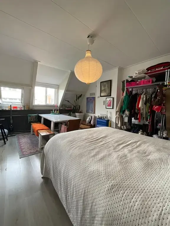 geblurde versie van de foto als achtergrond