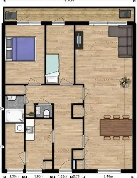 Foto van de Appartement gelegen aan de Sint Annadal in Maastricht