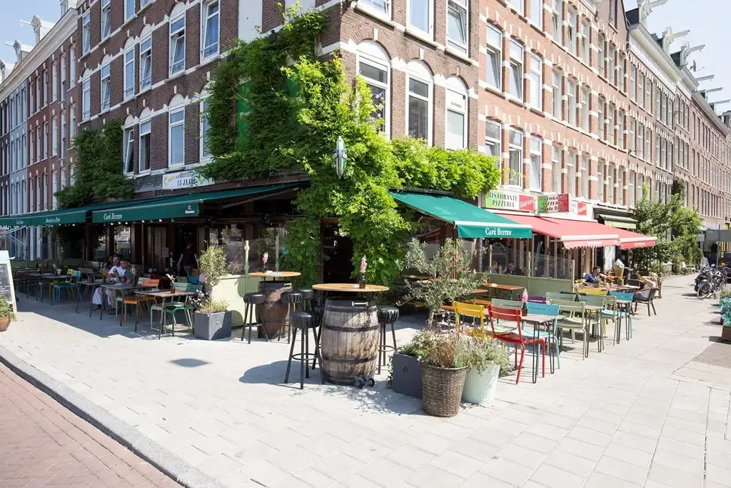 geblurde versie van de foto als achtergrond