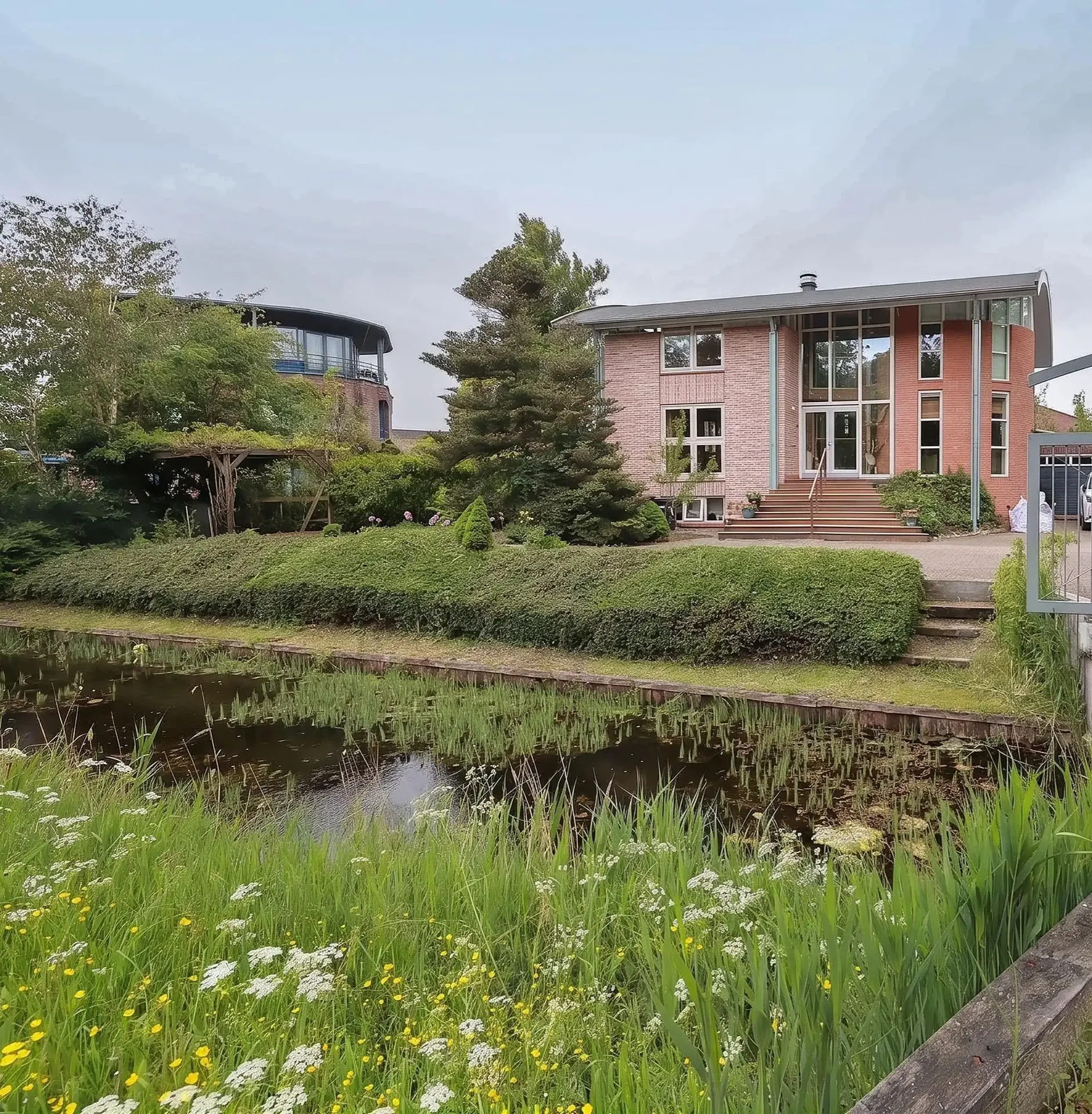 geblurde versie van de foto als achtergrond