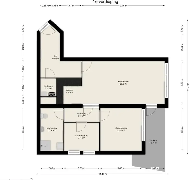 Foto van de Appartement gelegen aan de Maria Gorettiplein in Kerkrade