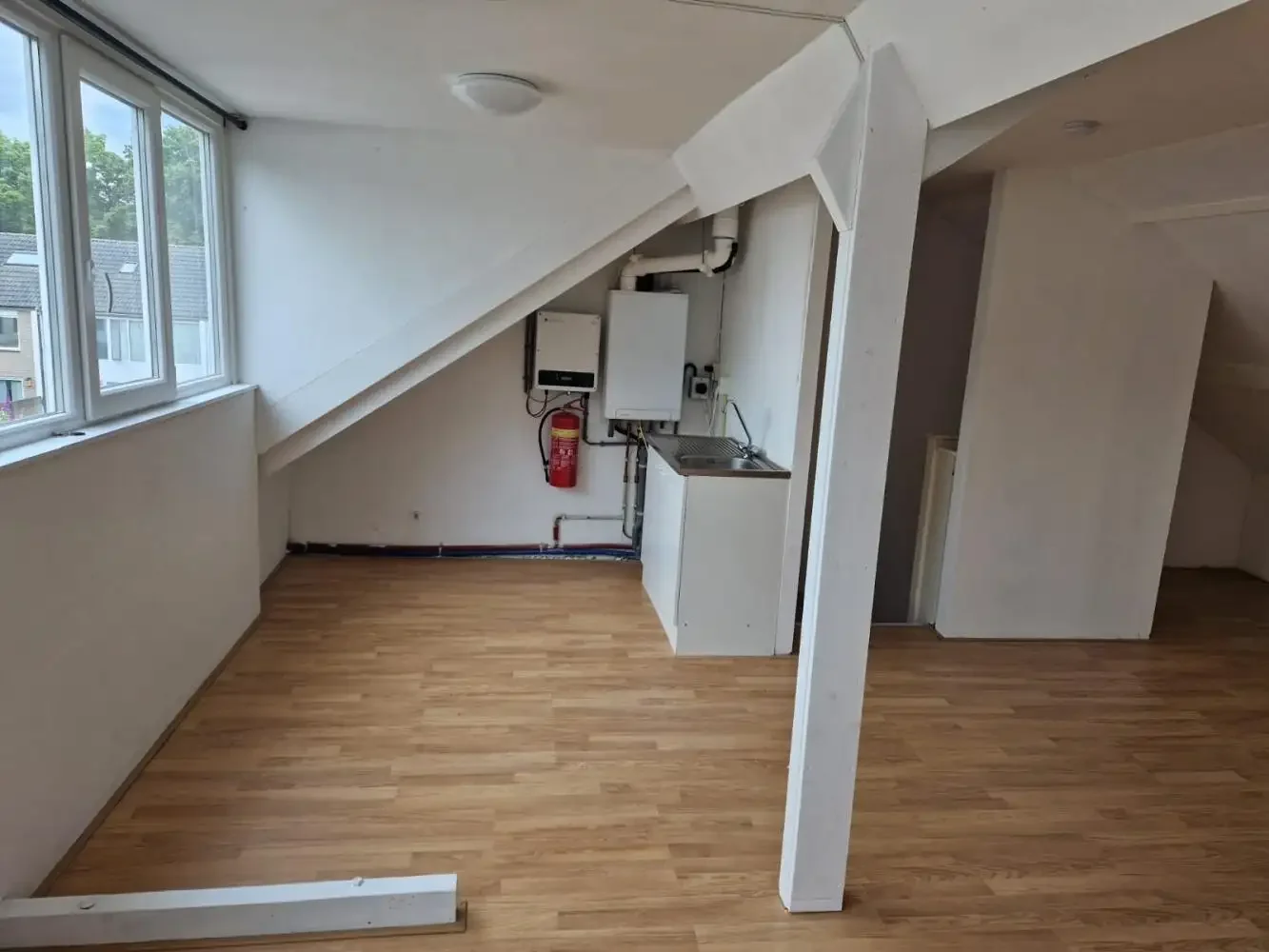 geblurde versie van de foto als achtergrond
