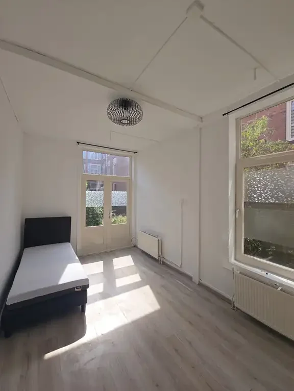 geblurde versie van de foto als achtergrond