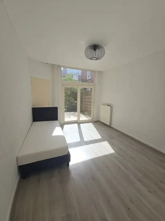geblurde versie van de foto als achtergrond