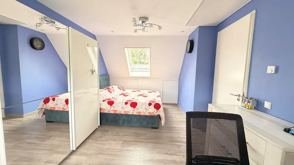 geblurde versie van de foto als achtergrond